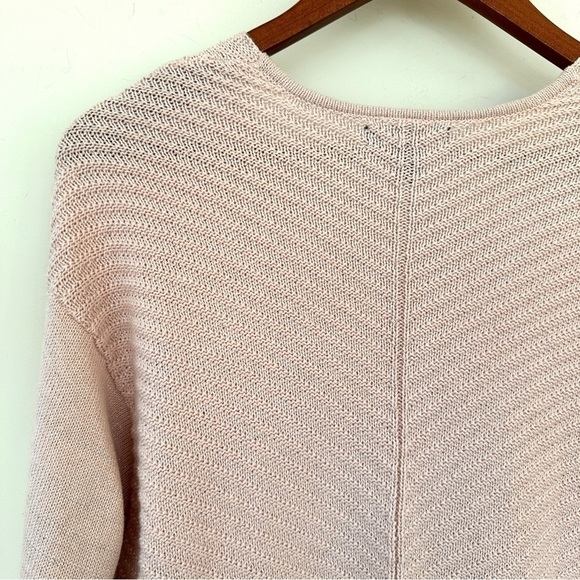 Chaps sweater, v-neck, long sleeves, straight  cut, form fitting, cotton knit - Picture 8 of 11